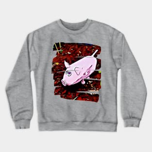 cartoon pig Crewneck Sweatshirt